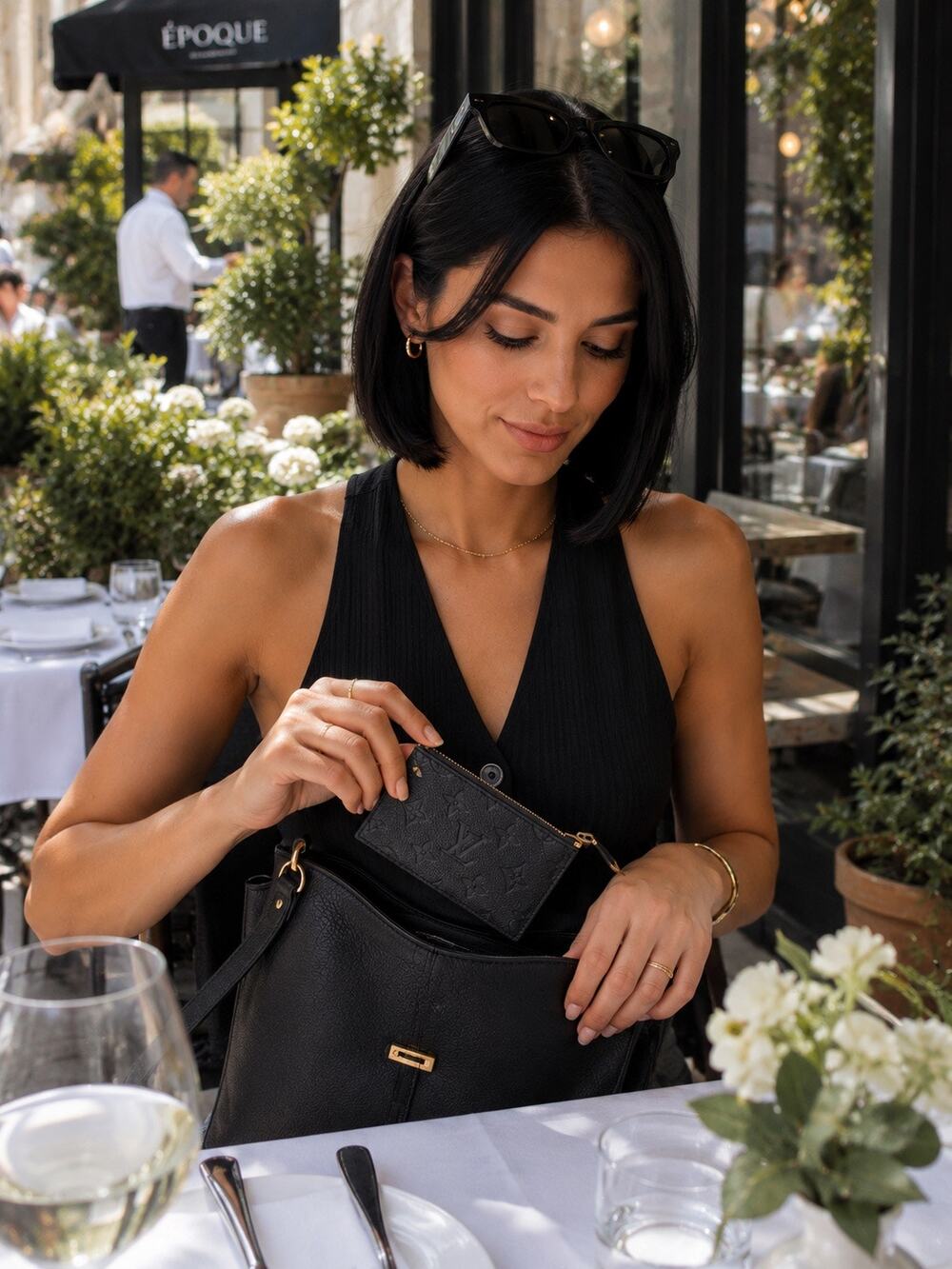 Louis Vuitton | Mélanie Pochette – Monogram Empreinte Leather